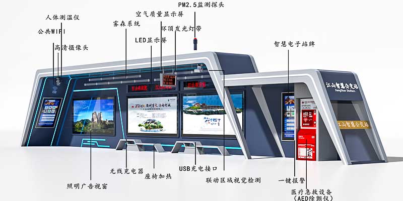 城市智慧候车亭：重塑日常出行体验的民生新载体
